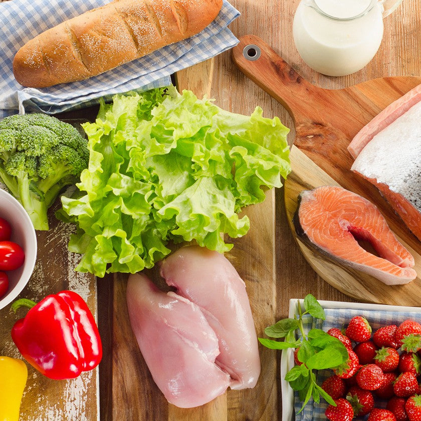 Fresh vegetable, salad, fruit, meat, seafood 3 side seal bag