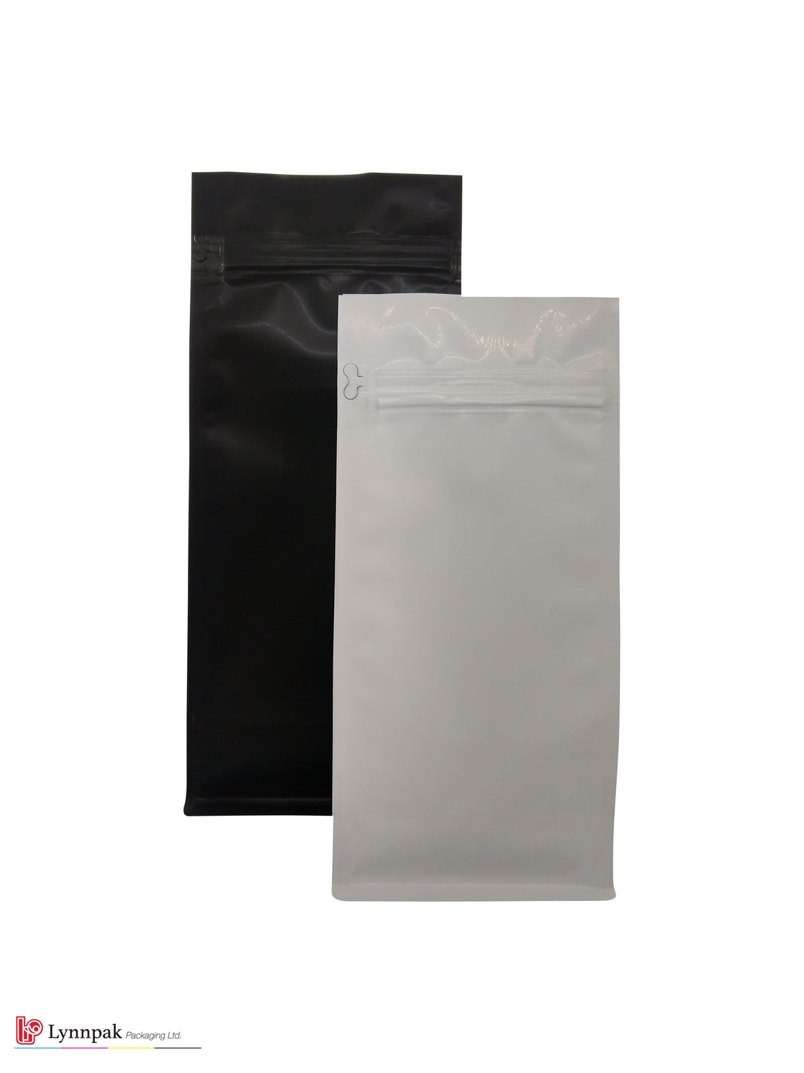 Block Bottom Bag with Pocket Zipper