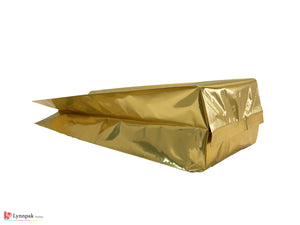 Gold Side Gusset Bag fits 5lb, bottom view