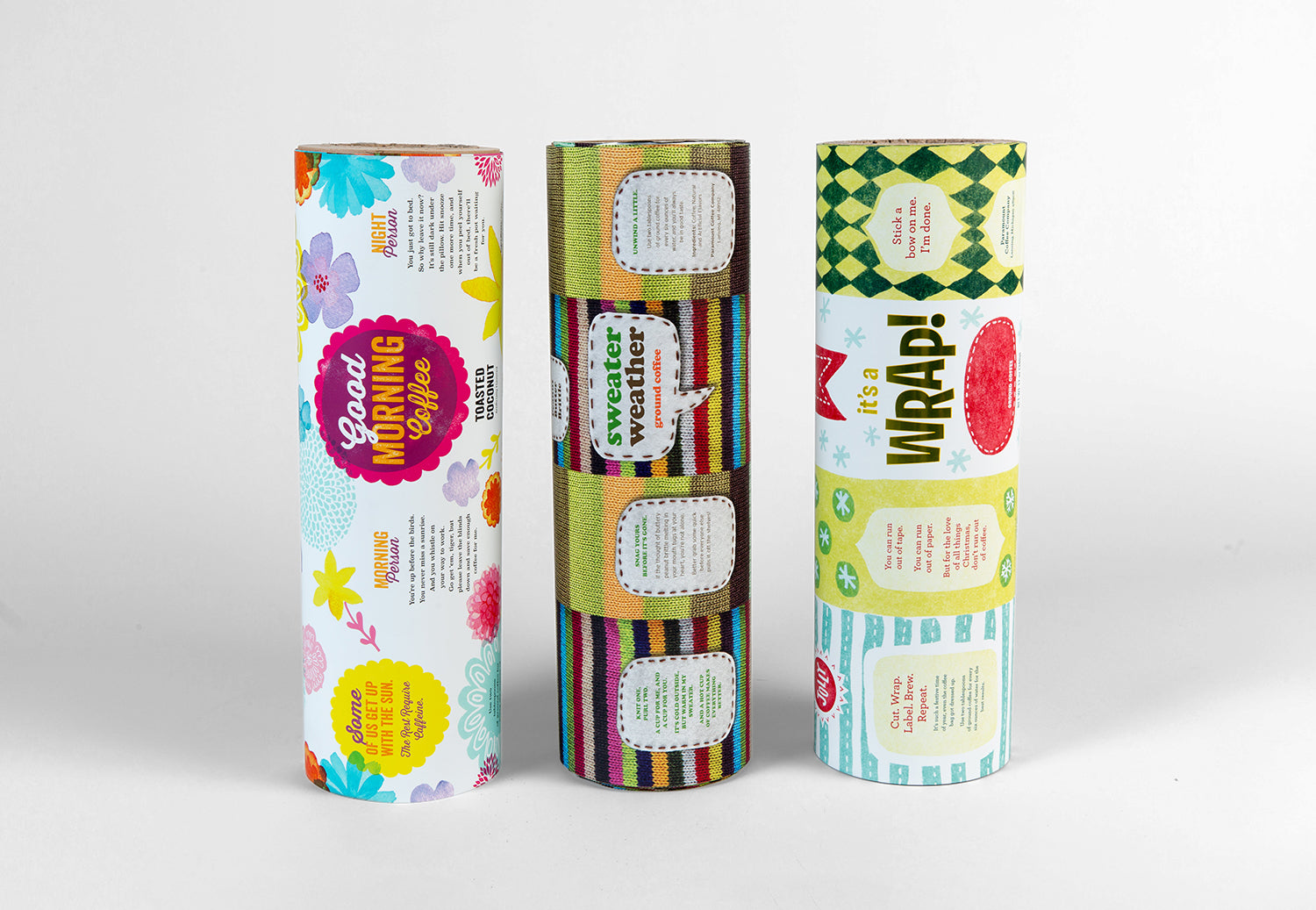 Roll stock with metalized layer for coffee, tea and cookies