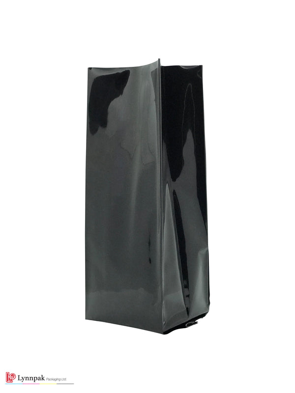 Gusset Bag 0.5 lb - Silver | LDPE Side-Expanded Pouch - Lynnpak Packaging